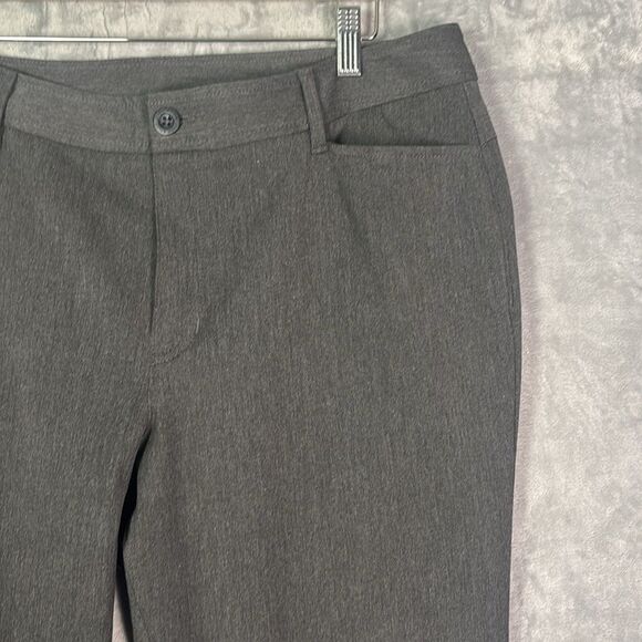 Eddie Bauer Charcoal Gray Women’s Straight Leg Pants Trousers Size 14 Tall - Picture 4 of 11